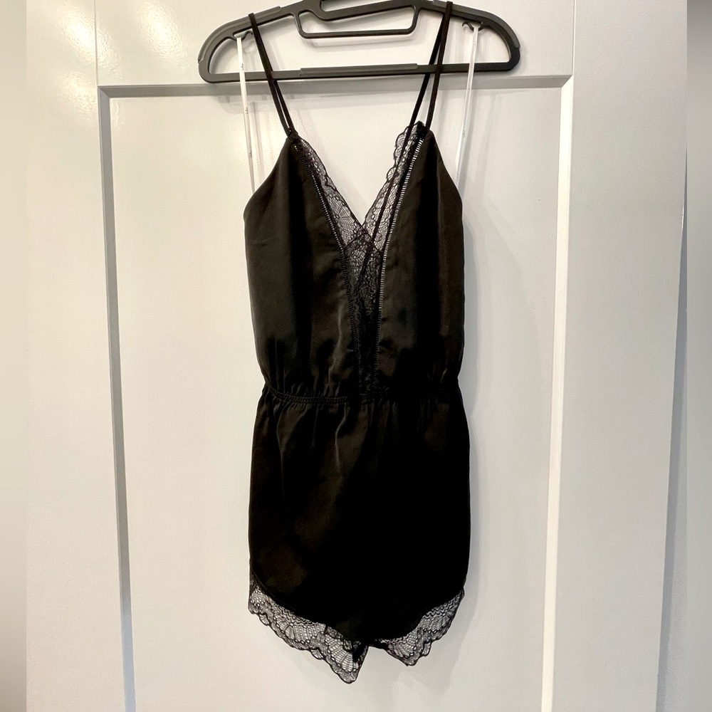 Lulu’s lace lingerie romper, size small